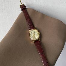 1 Stück elegante Vintage Damenuhr in Gold, wasserdicht, Quarz, für den täglichen Gebrauch