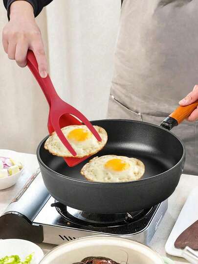 1 قطعة مقلاة بيض قابلة للقلب، مقلاة شريحة لحم قابلة للقلب، مقلاة بيض قابلة للقلب، مقلاة قابلة للقلب ذات مقبض وملقط 2 في 1، مقلاة متعددة الوظائف مطلية بطبقة غير لاصقة، ملقط مقلاة، مقلاة بان كيك، ملقط محمصة، ملقط برجر، مقلاة مطلية بطبقة غير لاصقة، ملقط مقلاة لفائف الدجاج المشوي، عيد الميلاد