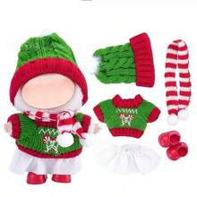 17cm 1st/2nd/3rd Generation Labobo Plush Doll Outfit - Cute Christmas Costume Set For Labubu