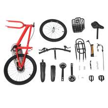 Kids Bike,18 Inch Children Bicycle,Toddler Tricycle With Training Wheels And Front Basket,Armrest Height And Seat Height Adjustable Design - 紅色 - 查看 5