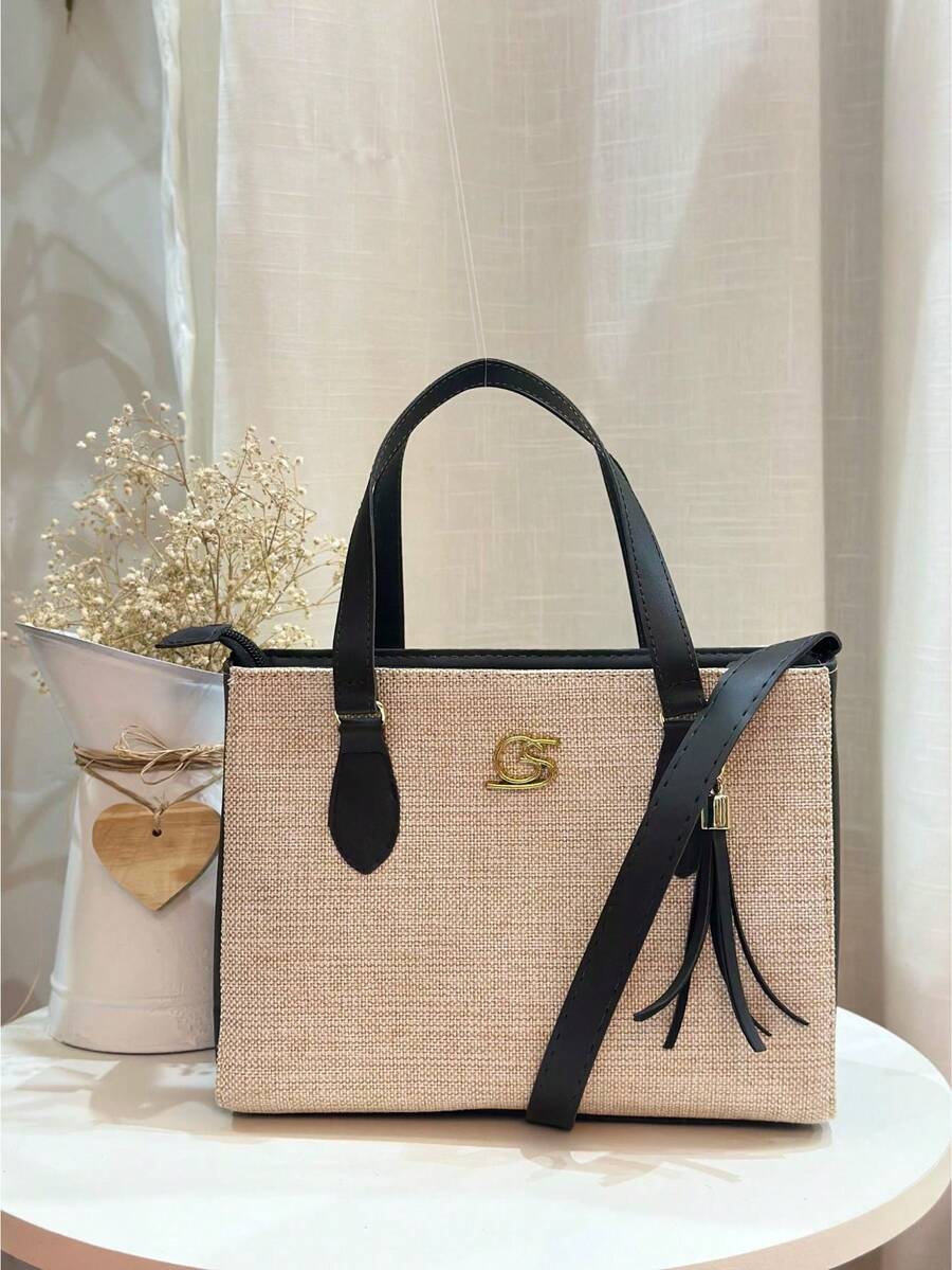 Gaby Show Women's Fabric Crossbody Shoulder Bag - 黑色 - 查看 1