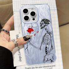 Funda transparente para phone 16/15/14/13/12/11 (Pro/Plus) fabricada con hilo de orificios grandes. Cuenta con tecnología antihuellas, botones integrados y un diseño suave y agradable al tacto, resistente a arañazos y golpes. - transparente - Ver 1
