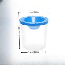 1 pieza Taza para pinceles con estilo INS anti-salpicaduras, diseño minimalista coreano, especialmente para estudiantes de arte, proporciona compartimentos convenientes para pintura y función de limpieza de pinceles. La paleta anti-derrames ayuda a mantener el escritorio limpio y evitar que la pintura se disperse. Perfectamente adecuado para dibujar, pintar al óleo, acuarela y otras creaciones artísticas, lo que permite que cada obra de atalla grande sea más refinada y proporciona una experiencia de talla grandetura más eficiente y limpia (el estilo de color se envía al azar)