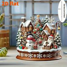 ديكور منزل الثلج الأكريليك الفاخر - مثالي للمنزل والمكتب والمقهى