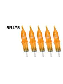 5/10/20pcs Mixed Size Disposable Round Tattoo Needles 1rl 3rl 5rl 7rl 9rl 3rs 5rs 7rs 5m1 7m1 Tattoo Needles, Tattoo Supplies, Tattoo Kit - Yellow - View 12