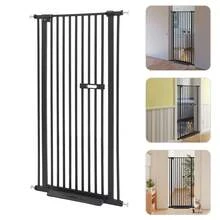 YUNRUX Pet Safety Gate, Extra High Cat Pet Gate, Extendable Door Safety Gate
