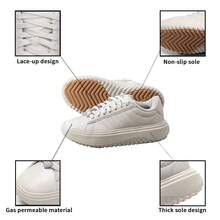 Adidas GRAND COURT PLATFORM 休闲鞋，厚底女式运动鞋，日常运动 JH8667 - 礬土棕/棕金屬 - 查看 6