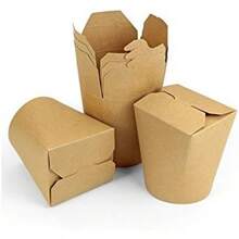 PAPELITHO SIR| Vasos Blancos Biodegradables para Comida China, 26 oz (750 ml) cada - cafetería - Ver 3