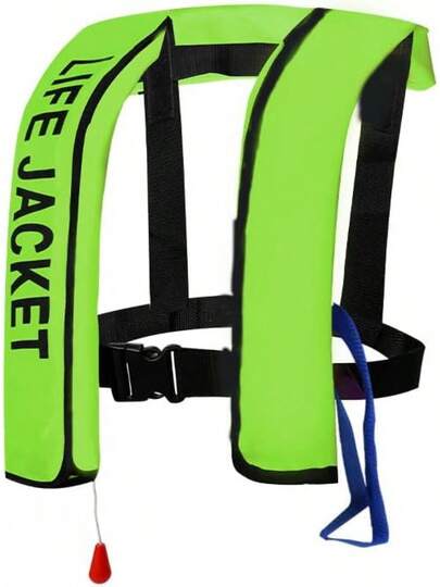 Unyee Chalecos Salvavidas para Adultos, Chaleco Automático Inflables para Deportes Acuáticos 3s Inflado Rápido y  Chaqueta de Supervivencia para Pesca Vela Kayak Surf(Sin Cilindro)