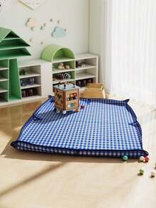 1 件装婴儿高脚椅下防溅垫，带 PE 背衬的防水防溢垫，可洗餐垫，适合幼儿进食、玩耍、艺术和手工