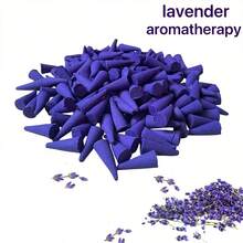 32/67/143 piezas de conos de incienso de lavanda, adecuados para el hogar, yoga, estudio, meditación, decoración de oficina, regalos festivos