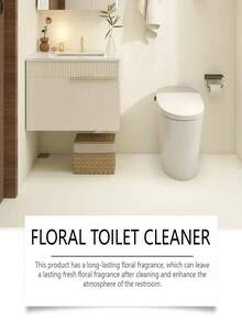 jakehoe Limpiador de inodoro con fragancia floral 2026; Agente de limpieza de inodoro; Limpiador de inodoro tipo descalcificante, desodorante y con fragancia que elimina manchas, libera un aroma floral suave
