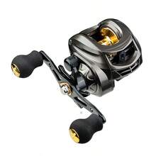Baitcasting Reel, Fishing Reel, Magnet Braking System, 17.6 LB Max Drag, 7.2:1 And 6.3:1 Gear Ratio