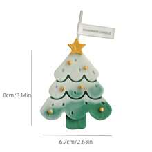 1 pieza Vela con aroma a árbol de Navidad, vela de cera de soja hecha a mano, para decoración navideña, regalo de Navidad, decoración festiva del hogar, regalo para la mejor amiga, regalo para mujer, regalo de invierno, decoraciones navideñas, decoración de habitación - Multicolor - Ver 8