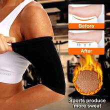 1对女士塑形臂带，适用于健身、跑步和瑜伽，吸汗，可手洗（尺码随机发货，数量混杂）