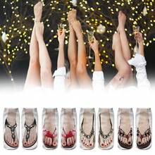 4 Pairs Funny Flip Flop Manicure Print Socks 3D Pattern Socks Sandal Printed Socks Low Cut Ankle Socks Running Yoga Socks