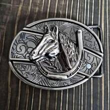 1 PC Fashionable Retro Personalized Belt Buckle, Fashionable Belt Buckle, Men's Belt Buckle Accessory - Horse Head - View 12