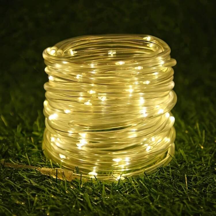 灵活的太阳能 LED 灯管，50-300 个 LED，8 种模式，适合花园树派对氛围 - 彩色 - 查看 8