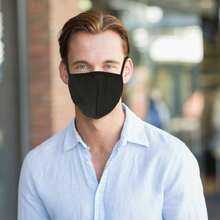 Washable Reusable Breathable Cloth Face Mask Cycling Ski Mouth Cover Half Face Mask Outdoor Sports Face Cover For Men Women - Black - View 3