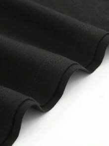 Men's Larger Edition Larger Size Casual 100 Cotton Black T-Shirt 180g Short Sleeve Plus 5XL 6XL SizeSorry Duck T-ShirtBreathable And Comfortable Tops Send Friends Holiday Gifts - Black - View 5