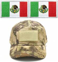 2 Parches De Bandera Deéxico Bordadosácticos Militares Con Gancho Y Bucle, Parche Para Planchar, Parche Colorido De La Bandera Para Sombrero, Mochila, Chaquetas, Pantalones, Vaqueros, Suministros - México - Ver 9
