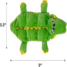 Outward Hound Squeaker Matz Plush Gator Dog Toy, XL - ColorA - View 7