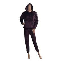 conjunto de pans teddy  tela polar de ods piezas - Morado Violeta - Ver 4