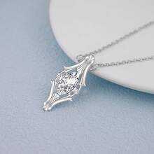 Lord Of The Ring/Arwen Evenstar/Elven Green Tree Leaf/Thorin Oakenshield Necklace Lord Of The Ring Pendant Necklace With Cubic Zirconia,Elvish Jewelry For Women2025 - 凱蘭崔爾項鍊 - 查看 8