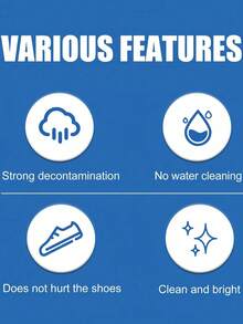 1pc Multi-Purpose Cleaning Paste With Sponge, Versatile Cleaning Paste, Whitening Cleaning Paste For White Sneakers, No-Rinse And Non-Yellowing