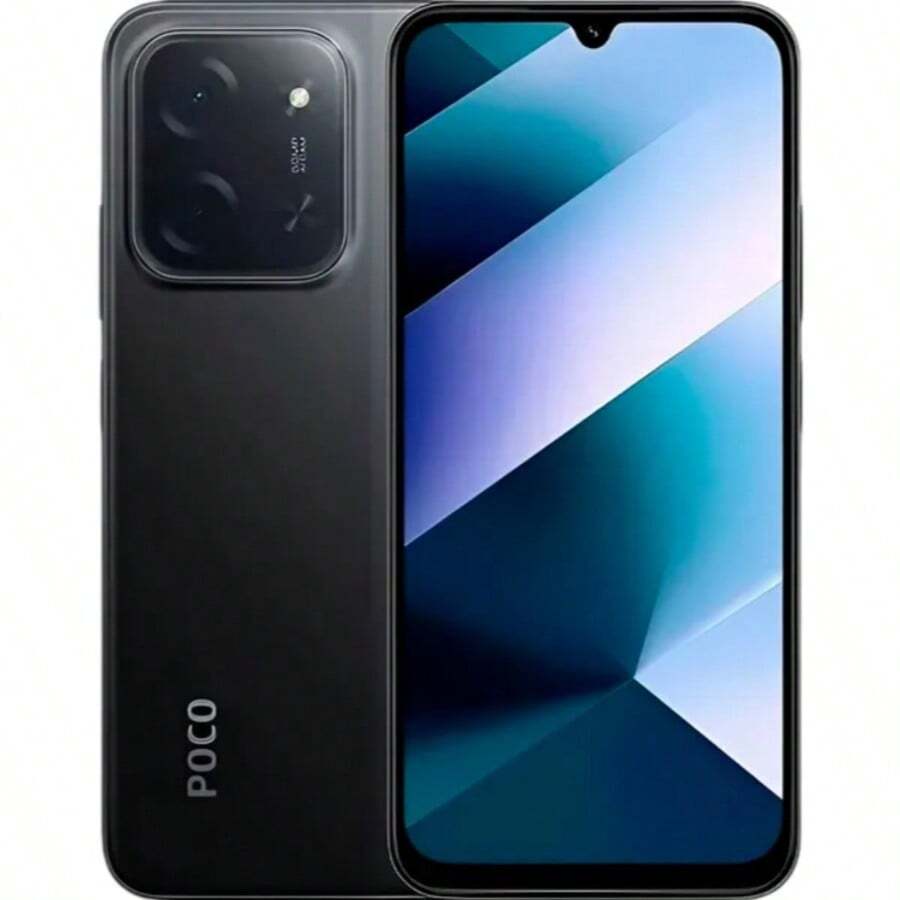 Smartphone POCO C85 Screen 6.9 120Hz 50mp128GB/16GB 6000mAh NFC Launch 2025! - màu đen - Xem 1