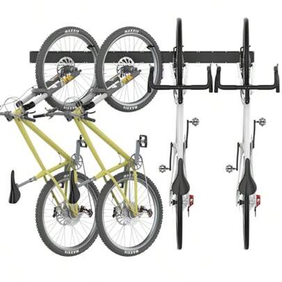 Ultrawall Swivel Bike Storage Rack Adjustable Wall Mounted Bike Rack For Garage Vertical Bike Hanger For Indoor Bicycle Storage Space Saving Bike Holder
