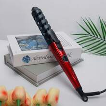 Electric Spiral Curling Iron, Fast Heating Hair Curler, Professional Styling Tool, 3 Color Options - View 5