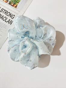 1 szt. perłowa cekinowa gumka do włosów z siateczki i kryształkami, słodka gumka do włosów z nadrukiem motyli dla dziewczynek i kobiet, gumki do włosów, gumki do włosów