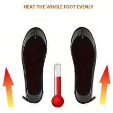 1 Paar waschbare EVA Elektrische Heizeinlage, USB betrieben, Arbeitsspannung ≤36V, ohne Batterie erforderlich, geeignet für Fußwärme und bequemes Zuschneiden