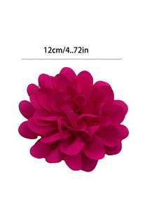 1pc Unique Handmade Flower Brooch, Vintage French Style Chic Niche Design, Elegant High-End Black Floral Lapel Pin, Minimalist For Suits, Dresses, Party Outfits, Stylish Fashion Accessory Gift For Women Valentines,Mom,Mother,Mother's Day,Gift