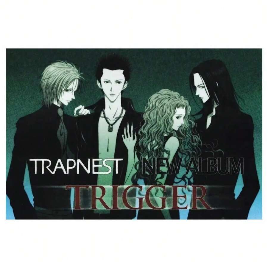 [1pc Anime Poster] 1pc Frameless Nana Trapn Anime Canvas Poster |   Vibrant 12x18 Inch Wall Decor For Anime Fans |   TRIGGER Artwork, New Album, Perfect Gift For Animation Lovers, Highquality Print, 2D - Nhiều màu - Xem 1
