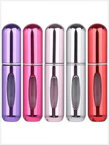 5 件/4 件/3 件/2 件/1 件 5ml 可再填充香水瓶、便携式可再填充香水雾化器瓶、可再填充香水旅行喷雾瓶、迷你便携式空液体容器、旅行必需品、海滩旅行收纳袋、适用于香水、女士香水，适合度假、露营、度假、返校