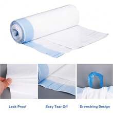 Pack Of 40 Commode Liners With Absorbent Pad Odorless Disposable Bags Universal - Default - View 7