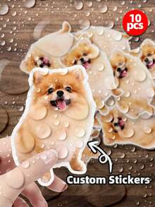 1~100pcs Custom Photo Pet Sticker Customized Name Stickers Personalized Your Pet Photo Dog Cat Name Sticker Die Cut Customizable Waterproof Vinyl Sticker For Laptop Water Bottle Phone Case Merchandise Decor Decal Stuff Gift Idea For Her Him Adults,Multi-Functional, ,Ornamental,Reusable,Exquisite,Stylish,High-Quality,Colorful,Modern,Custom,Personalized,Unique,Ideal Gifts For Him,Ideal Gifts For Her,Boyfriend,Dad,Girlfriend,Mom,Family,Friends,Tea Room,Home,Garden,Office,For Anniversaries,For Valentine's Day,For Mother's Day,For Birthdays,For Father's Day,For Graduation,For Weddings,For Housewarming,Warm Ambience, Autumn Home Refresh, Xmas Decoration,Home Harmony,Office Decor - White - View 39