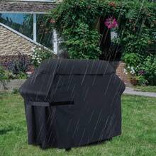 All-Weather Waterproof Barbecue Grill Cover, Garden Furniture Cover, Patio Furniture Cover - Durable Dust-Proof Oxford Fabric, Suitable For Outdoor Patio And Garden Barbecues, Windproof And Tear-Resistant - With Strap Fixing Design, Suitable For Most Standard Barbecue Grills, 58*46*24 Inches