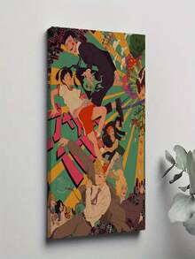 1PC Framed 30*40cm(12*16inch)Or40*60cm(16*24inch) Mob Psycho Anime Posters Unique Kraft Paper Designs A Wall Art Decor For Coffee Shops And Bars (25)