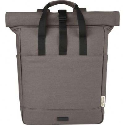 Generic Joey Roll Top Canvas 15L Laptop Backpack (Grey)