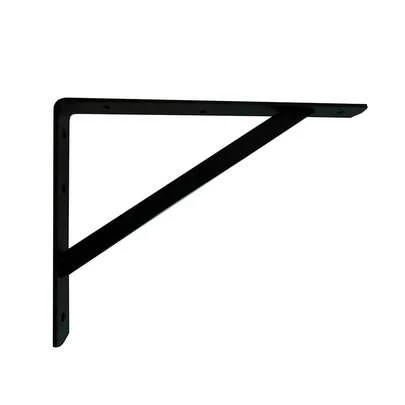 Wspornik wzmocniony plm04 czarny 600 x 400 mm