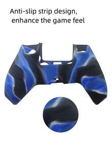 1pc PlayStation5 Controller Protective Case, Camouflage Pattern Design, Anti-Slip, Anti-Sweat, Anti-Scratch, Anti-Dust, Enhanced Grip