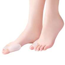 Silicone Orthopedic Bunion Protector Pair Of Thumb Corrector Prevents Pain Separator - 白色 - 查看 6
