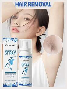 OceAura 100毫升无痛脱毛喷雾，身体脱毛喷雾，脱毛膏，无味脱毛喷雾，温和成分清洁滋养肌肤，柔滑身体护理喷雾，减少毛发生长，方便日常身体脱毛护理，轻巧便携瓶身，适合居家和旅行 - 除毛噴霧 - 查看 3