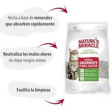 Nature's Miracle - para Gato - Absorbente - 2 Kg - Rápida Absorción - Sin Fragancia - Fácil de Limpiar - Controla los Olores Fuertes - 99% Libre de Polvo - Liviana - 1 - Ver 3