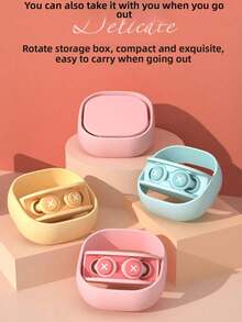 【可重复使用硅胶睡眠耳塞】柔软硅胶材质，贴合舒适，时尚设计 | 易于清洁，经久耐用 | 适合学校/居家/旅行 | 有效阻隔噪音 | #可重复使用耳塞 #助眠 - 彩色 - 查看 3