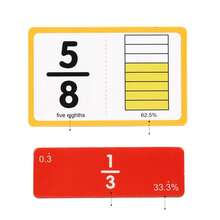 Children's Fraction Manipulatives: Hands-On Fraction Disks For Home Learning - Great Preschool Gift - Multicolor - View 9