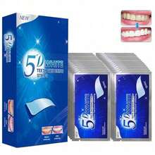 5D TEETH WHITENING STRIPS PROFESSIONAL TOOTH BLEACHING  WHITE 7/14 STRIPS - 紅木色 - 查看 2
